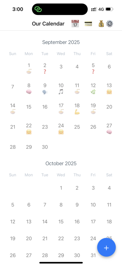 Calendar Screen